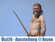 Bozen: [life.science/fiction.reality]= Ötzi 20. Sonderausstellung zum 20. Geburtstag von Ötzi im Jahr 2011 bis 15. Januar 2012 (©Foto: © Südtiroler Archäologiemuseum) 